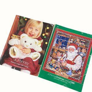Two JCPenney Christmas Catalogs 1996 and 1998 Vintage Holiday Gift Guides